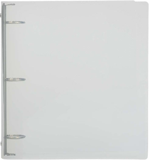 JAM PAPER Plastic 1.5 inch Binder - Clear 3 Ring Binder - Sold Individually...