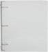 JAM PAPER Plastic 1.5 inch Binder - Clear 3 Ring Binder - Sold Individually...