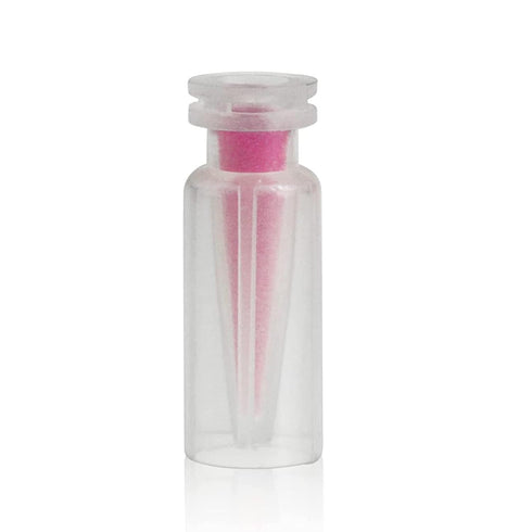 11 mm Snap Top Vials with 0.3 mL Fused Micro Inserts, Polypropylene, Pack of 100...