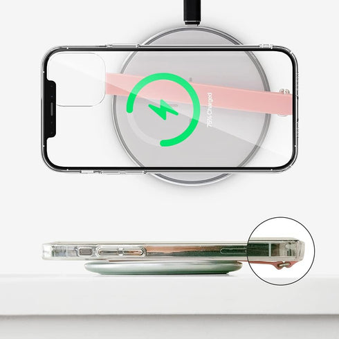 Sinjimoru C-Shaped Clip Finger Phone Grip, Silicone Mobile Phone Strap for Phone Case with Clip as Phone Loop Holder for iPhone Case & Samsung Pho...