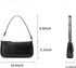 Retro Classic Crocodile Pattern Clutch Shoulder Tote HandBag with Zipper Closure Small Purse for Women...