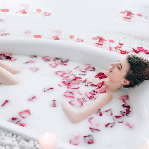 150 Grams/ 5.3 OZ Natural Real Red Rose Flower Petals Dried Rose Petal for Wedding Decoration Bath Foot Bath Wedding Confetti Crafts Accessories (...