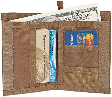 Chameleon Bifold Mens Wallet-Military Tactical Men Wallet- Canvas Thin Front Pocket Travel Bi-Fold Wallet-Best Nylon Travel Pouch...