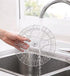304 Stainless Steel Foldable Steam Rinse Strain Fry Basket Strainer Net Kitchen Cooking Tool for Fried Food or Fruits...