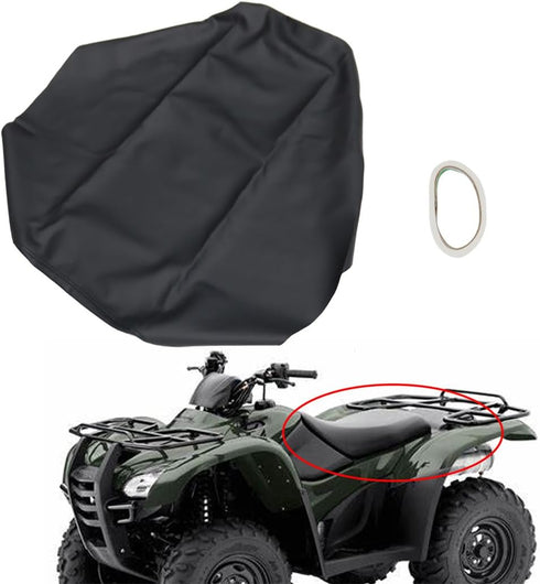 Seat Cover Compatible with 2000-2006 Rancher 350/1997-2004 Foreman 400-450/2007-2013 Rancher 420 Standard Seat Cover Black Replace (2007-2013 Ranc...