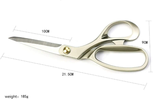 Professional Tailor Scissors 8.5 in for Cutting Fabric Multi-Purpose Heavy Duty Scissors Sewing Scissors for Leather Cutting Industrial Sharp Sewi...