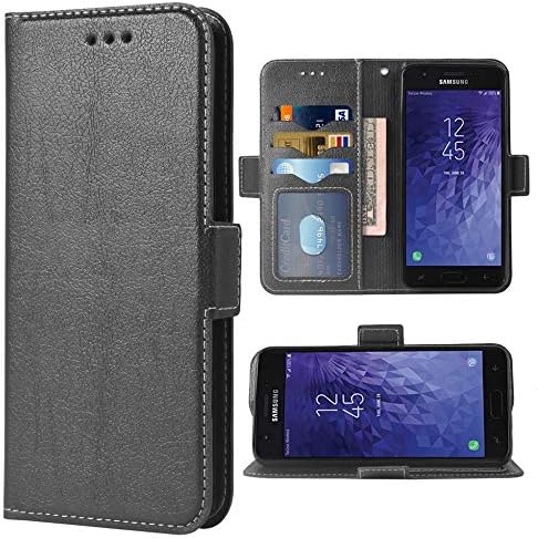 Phone Case for Samsung Galaxy J7 Star J 7 Crown 7J Refine 2018 J7V V 2nd Gen Folio Flip Wallet Case,PU Leather Credit Card Holder Slots Full Body ...