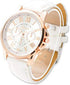 Wholesale Lot of 10 Pcs Unisex Men Women Lady Teen Girl Gold Plated Platinum Style PU Leather Round Wrist Watches...