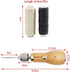 Professional Sewing Awl Hand Stitcher Repair Tool Kit for Leather and Heavy Fabrics with 2PCS Needles, 1PC Coil and Yarn/Threads...