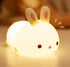 Cute Kids Night Light Night Lamp Night Lights for Kids Bedroom Toddler Baby Portable Silicone Battery Led Nightlight Nursery (Cute Bunny)...