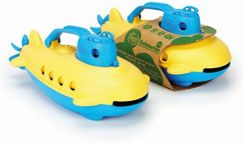 Green Toys Submarine - BPA, Phthalate Free Blue Watercraft with Spinning Rear Propeller Made from Recycled Materials. Safe Toys for Toddlers...