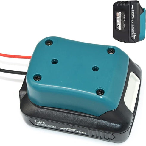 Adapter for Makita Battery 12V MAX,Power Wheels Adapter Dock,Battery Holder Wall Mount,(Battery not Included) 1pcs...