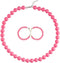Faux Hand Knotted Glass Imitation Pearls Necklace Earring Jewelry Sets Varios colores for Women...
