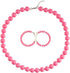 Faux Hand Knotted Glass Imitation Pearls Necklace Earring Jewelry Sets Varios colores for Women...