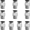 10Pack 1/8" NPT Male Thread 4mm Pneumatic Push-to-Connect-Fittings Air Fittings PC4-N1...