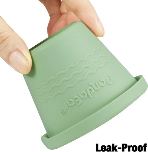 PandaEar 12 Pack Silicone Baby Food Storage Containers, 4 oz Reusable Small Snack Containers Freezer Storage with Airtight Lids Leak Proof for Inf...