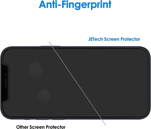 JETech Screen Protector Compatible with iPhone 12/12 Pro 6.1-Inch, Tempered Glass Film with Easy-Installation Tool, 2-Pack...