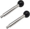 NGe 2pcs Machine Tool Handle with Ball Knob,Revolving Handle Machine Tool,Threaded Revolving Handle,for Machine Tool Accessory,(M8X100)...