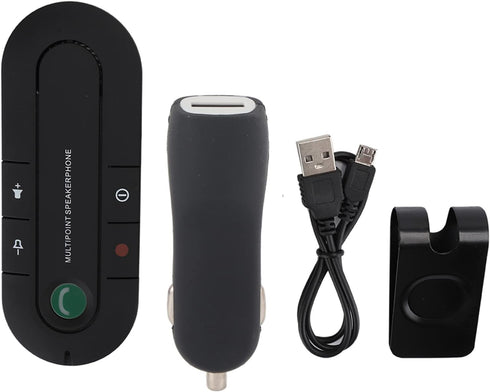 Wireless Bluetooth Sun Visor Car Speakerphone with Charger - Handsfree Call Music Speaker Kit......