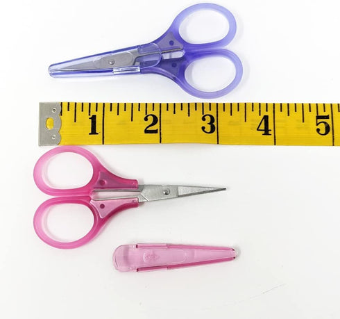 Small Thread Scissors For Cross Stitch And Embroidery With Zippered Pouch...