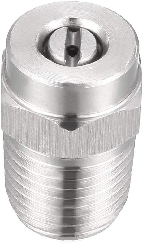 uxcell Pressure Washer Nozzle, 1/4NPT Thread Spray Tip (25 Degree, 1.2mm Orifice Diameter)...