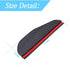 2PCS Smoke Visor Guards for Car Side Mirrors - Waterproof Carbon Fiber Auto Rain Eyebrows for Cars, Trucks and SUVs - Universal Fit (Black)...