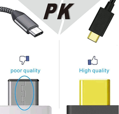 QiCheng&LYS USB C Extension Cable Type C Male to Female Thunderbolt 3 Extension Cable USB 3.1 (10 Gbps) Charging/Sync/ 4K Video/Audio (0.3m)...