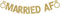 Married AF Banner, Fun Wedding Party Gold Gliter Paper Sign Backdrops...
