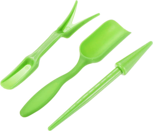 MECCANIXITY Garden Shovel Hand Tools Transplanting Succulent Cultivation Digging Scoops Kits, Green...