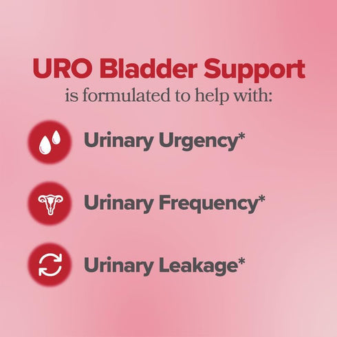 O Positiv URO Bladder Control Supplement for Urinary Urgency, Urinary Frequency, Urinary Leakage with Pumpkin Seed Extract, Soy Germ Extract, Saw ...