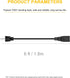 3 Prong Amplifier Power Cord Cable Replacement for ION Pathfinder 4 3 2 Speaker Musical Peavey Vox Guitar Amp ION Block Rocker IPA123 IPA125C IPA7...