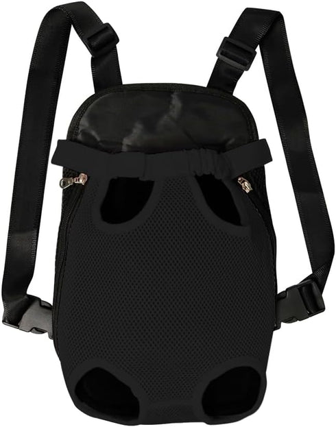 FEimaX Dog Carrier Backpack Pet Legs Out Front Cat Travel Bag, Adjustable Puppy Backpacks Carriers Hands-Free for Small Medium Dogs Cats Hiking Tr...