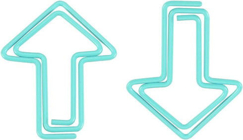 Arrow Paper Clips, 12Pcs Light Blue Book Clips, Small Cute Novelty Paperclips, Stationery Accessories...