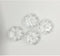 30 PCS Craft New Clear Flower Acrylic Buttons Sewing Craft 2 Holes Button for Clothes Decor (Clear, 15mm)...
