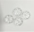 30 PCS Craft New Clear Flower Acrylic Buttons Sewing Craft 2 Holes Button for Clothes Decor (Clear, 15mm)...