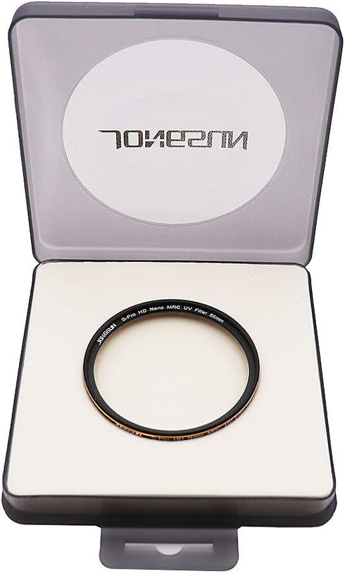 58mm UV Filter, S-Pro HD Nano MRC Camera Ultraviolet Protection Filter, Multicoated, B270, Ultra-Slim, Lens Cloth Kit...