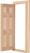 1:12 Doll House Mini Wooden Door, DIY Hollow Wooden Door Set Simple Styling 1: 12 for Dollhouse Living Room for Your Interior Model...