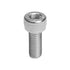 10PCS Water Bottle Cage Bolts Holder Screws, Bike Bicycle Cycling Bracket Rack Bolts Screws Accessories, Stainless Steel M5x12mm Hex Socket Head S...