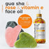 ArtNaturals Face & Body Vitamin E Bio Oil 4.0oz + Gua Sha Facial Tools Set - Organic Moisturizer Skincare for Scars, Stretch Mark, Cellulite & Nai...