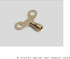 Square Hole Tone Tap Faucet Key Knob, Hole Plumbing Faucet Special Lock Plumbers Tool 4pcs 6mm Gold (Gold)...