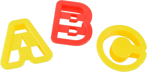 R&M International Alphabet and Number 1.5" Cookie Cutters, 36-Piece Bucket...