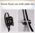 30Pcs Black 9mm Cable Tie Mount Base Saddle Type Wire Holder...