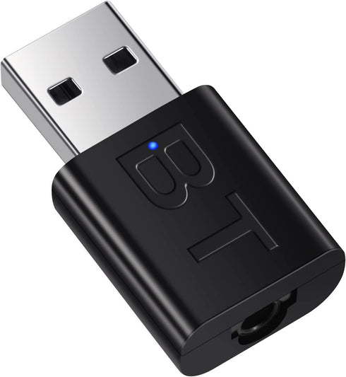 2 in1 USB Bluetooth 5.0 + EDR Transmitter Receiver AUX Adapter Portable Wireless Music TV PC Audio Transmitter 3.5mm...