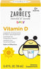 Zarbee's Vitamin D Drops for Infants, 400IU (10mcg) Baby & Toddler Liquid Supplement, Newborn & Up, Dropper Syringe Included, 0.47 Fl Oz...