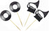 Morndew 24 PCS Vinyl Record Phonograph Cupcake Toppers for Nostalgic Dancing Ball Music Theme Party Birthday Party Wedding Party Decorations...