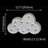 White LED Cloud Marquee Signs, Light Up Cloud Decorative Signs Hanging Hole Nursery Room Night Light for Baby Shower, Party Supply, Christmas Deco...