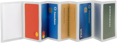 Marshal® WALLET INSERTS SET OF 2 ACCORDION STYLE CARD PICTURE HOLDER RARE...