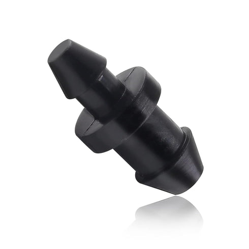 150Pcs 1/4 Inch Drip Irrigation End Cap Plugs Straight Coupling Barbed Connector Fittings for 7mm /5mm Tube Drip Irrigation Watering System...
