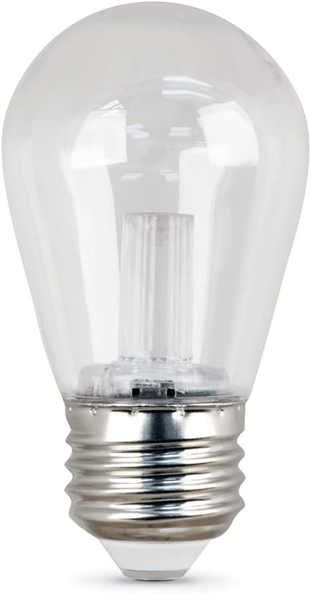 Feit Electric BPS14/SU/LED Non-Dimmable Led Bulb, 1.5 W, 120 V, 80 Lumens, 3000K, 1-1/2 in Dia X 3-1/4 in L, Warm White...