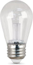 Feit Electric BPS14/SU/LED Non-Dimmable Led Bulb, 1.5 W, 120 V, 80 Lumens, 3000K, 1-1/2 in Dia X 3-1/4 in L, Warm White...
